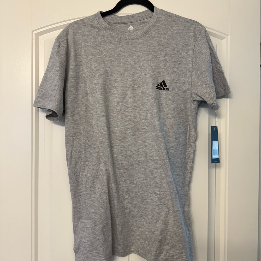 Adidas Gray Short Sleeve Tee Classic Fit